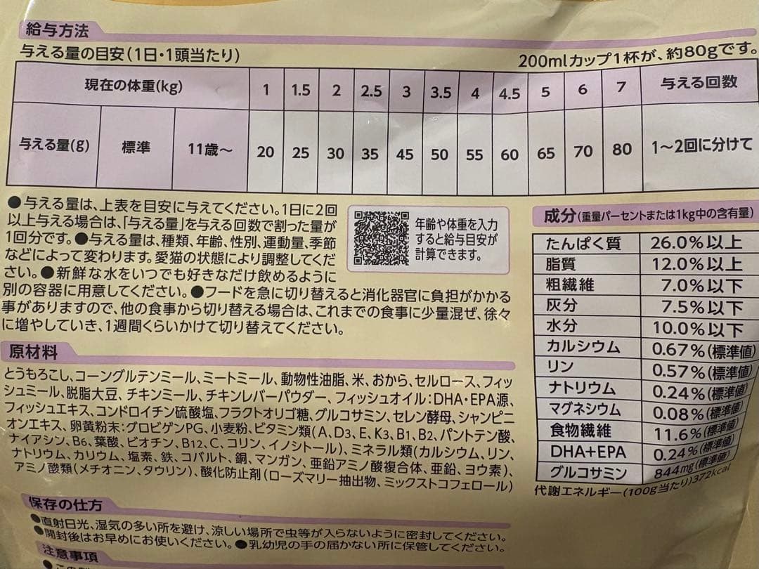 【哲】Dr's Diet 高齢猫用 ドライフード