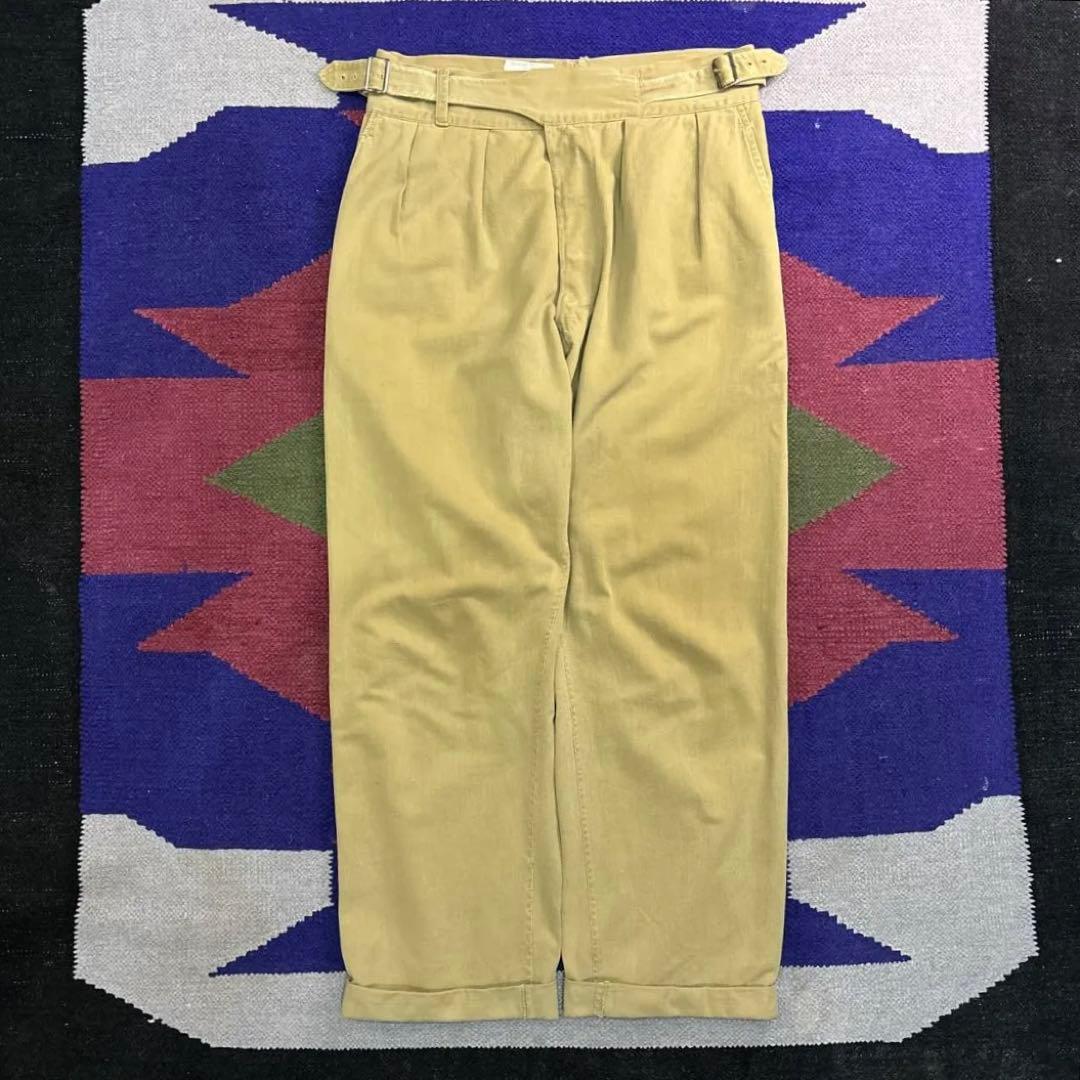 50s イギリス軍 グルカパンツ カーキ ドリル