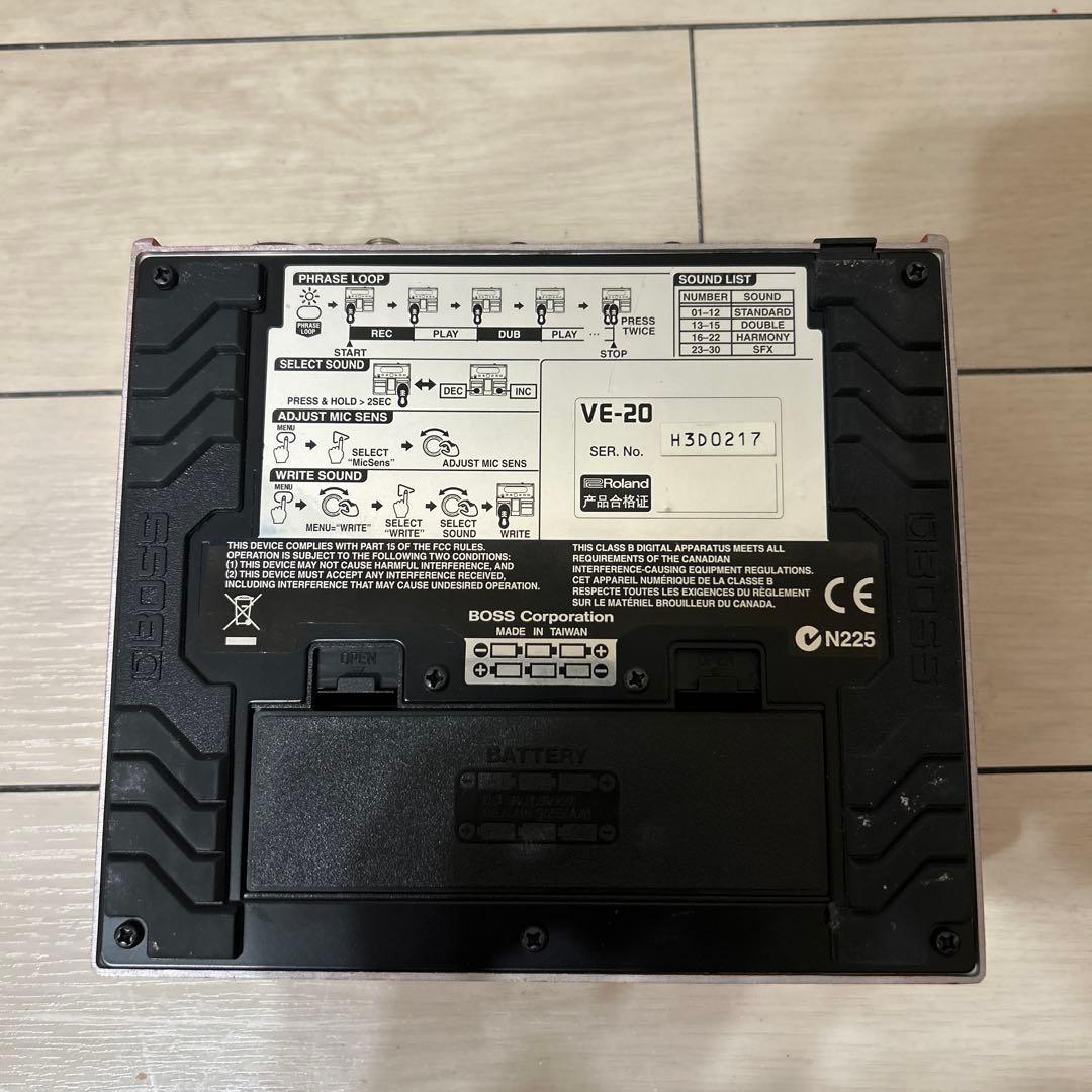 hobo【箱有】BOSS VE-20 vocalprocessor