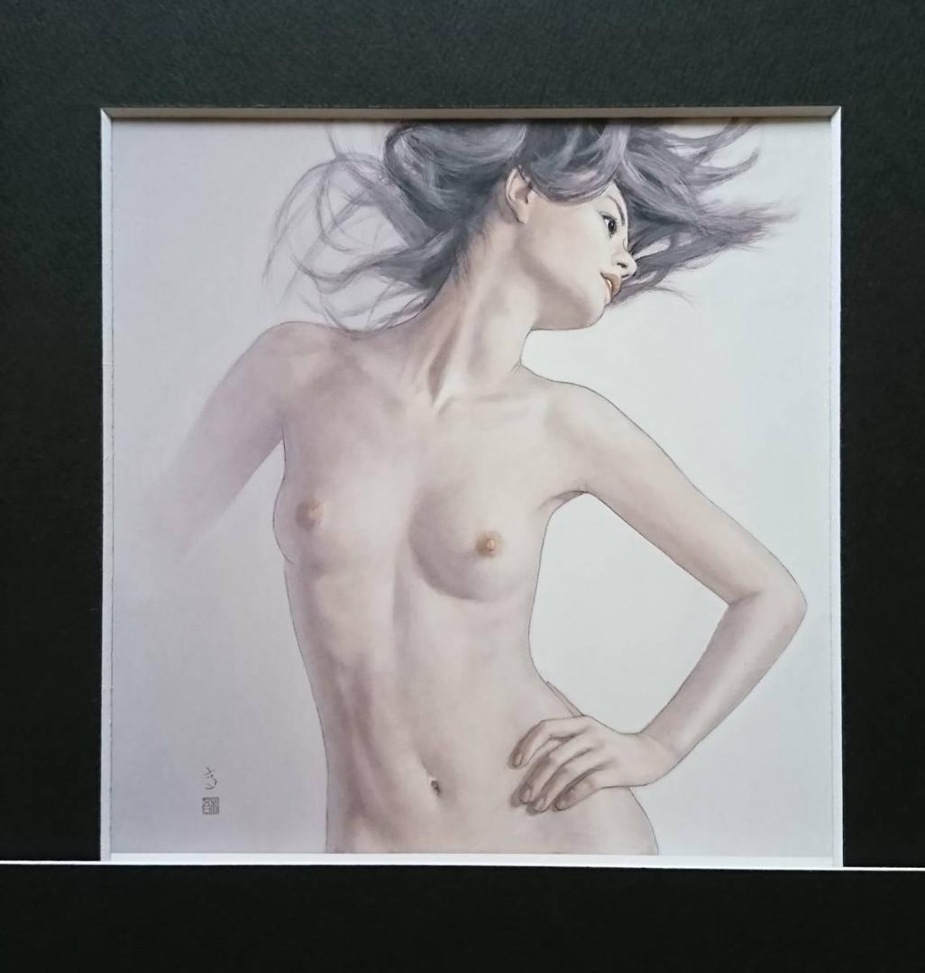 高塚省吾【アレグロ・コンモート】希少画集画、状態良好、人気作家 、清楚、美人画