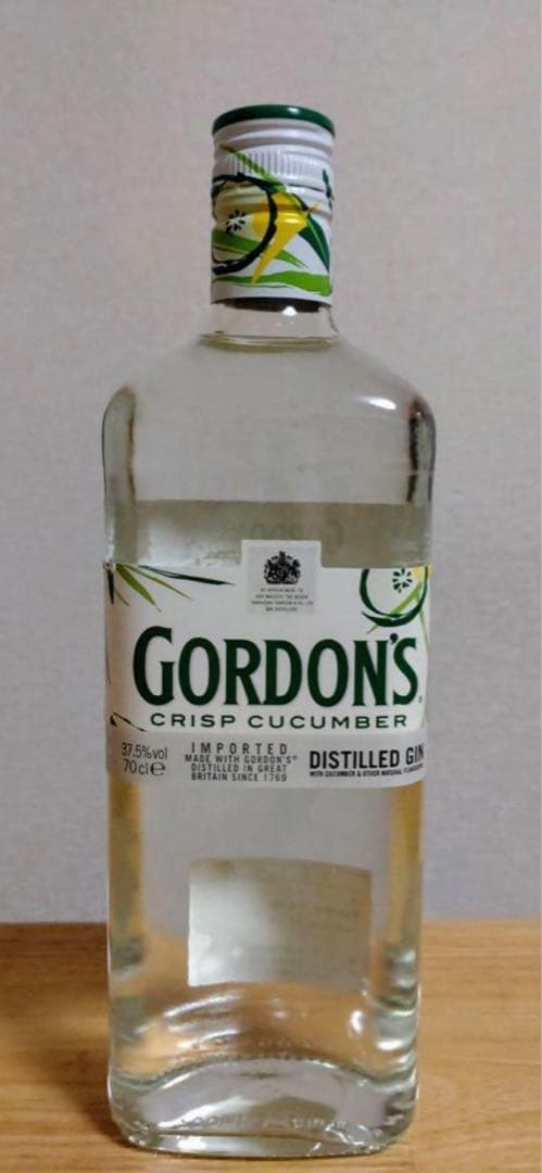 【終売品】ゴードン　ジン　キューカンバー　37.5度　700ml