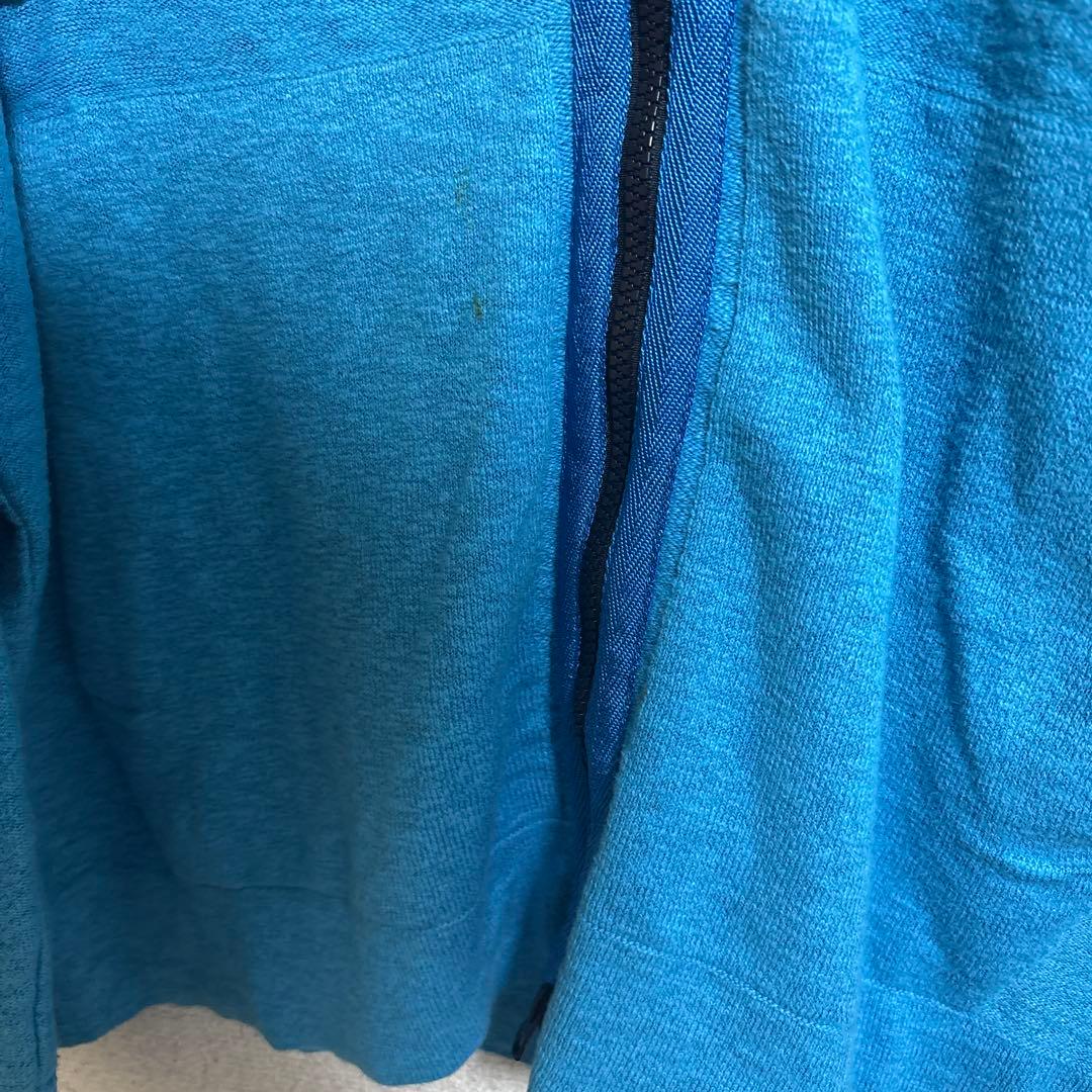 Stone  ストーンアイランド青 ジップアップパーカー