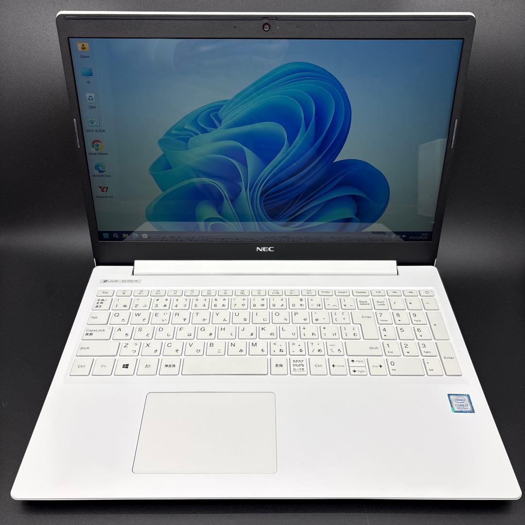 NECノートPC Corei7/12GB/SSD/Office付