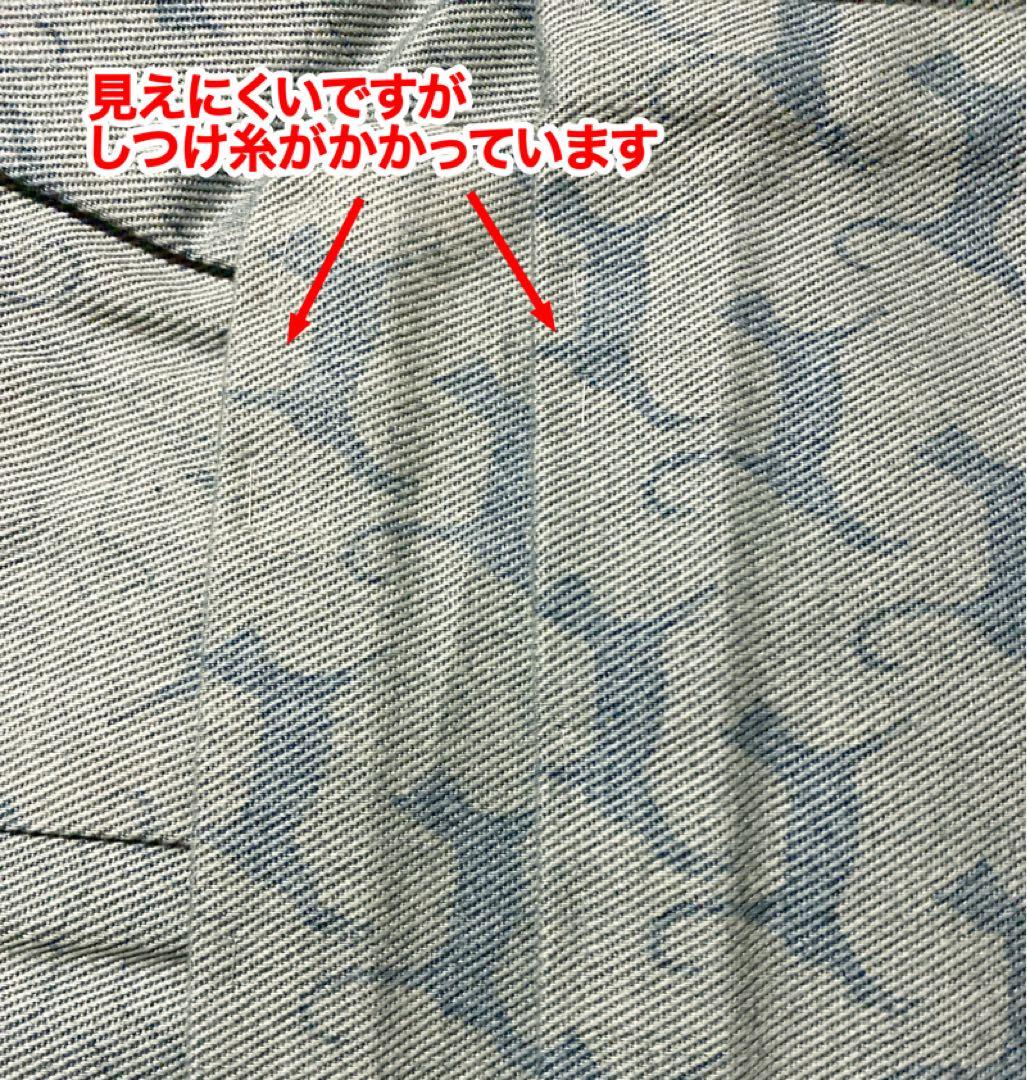 ゴフクヤサンドットコム 居内商店 猫柄 デニム着物 (単衣着物) Sサイズ