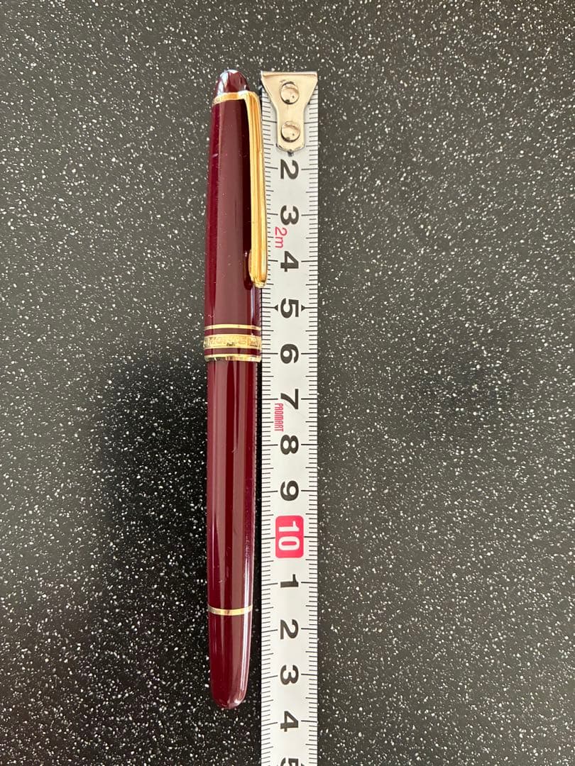 モンブランマイスターシュテュック144万年筆EF極細ボルドー