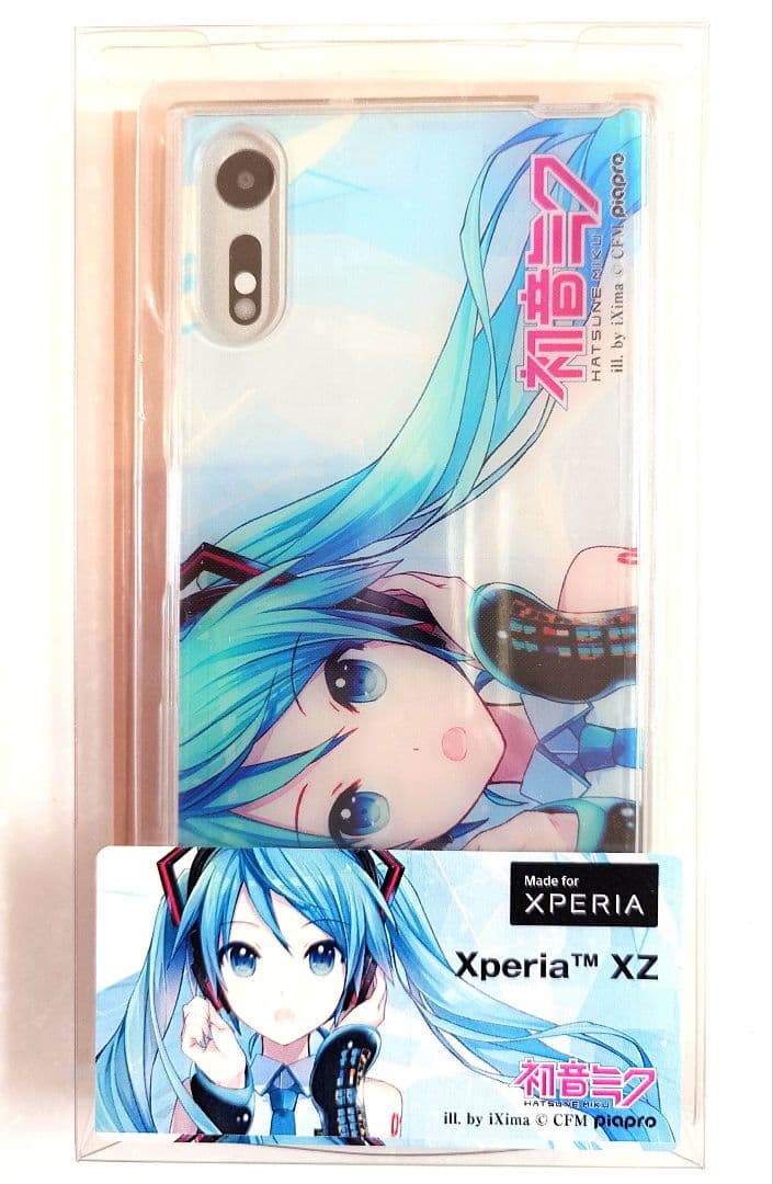 初音ミク XPERIA XZ TPUケース＋背面パネル Art by iXima