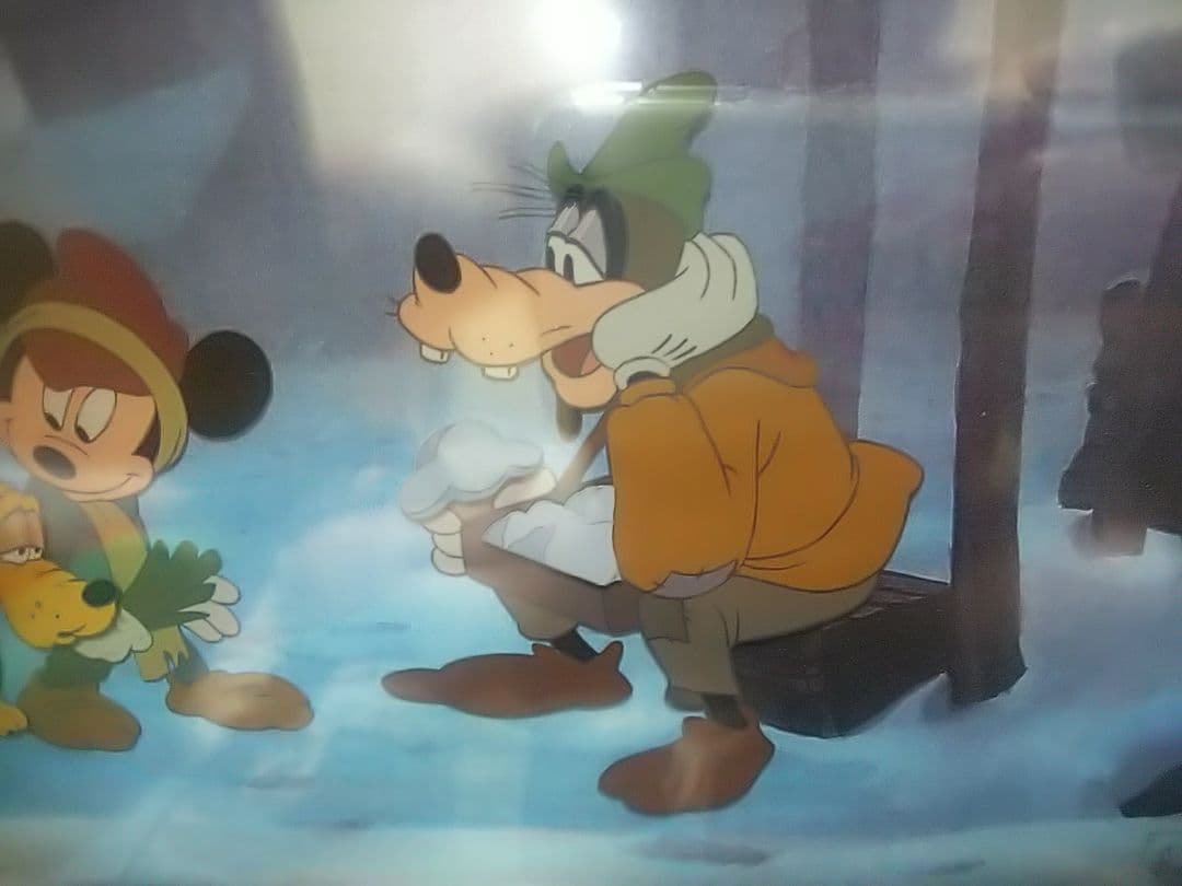 ディズニー ミッキーの王子と少年 原画セル