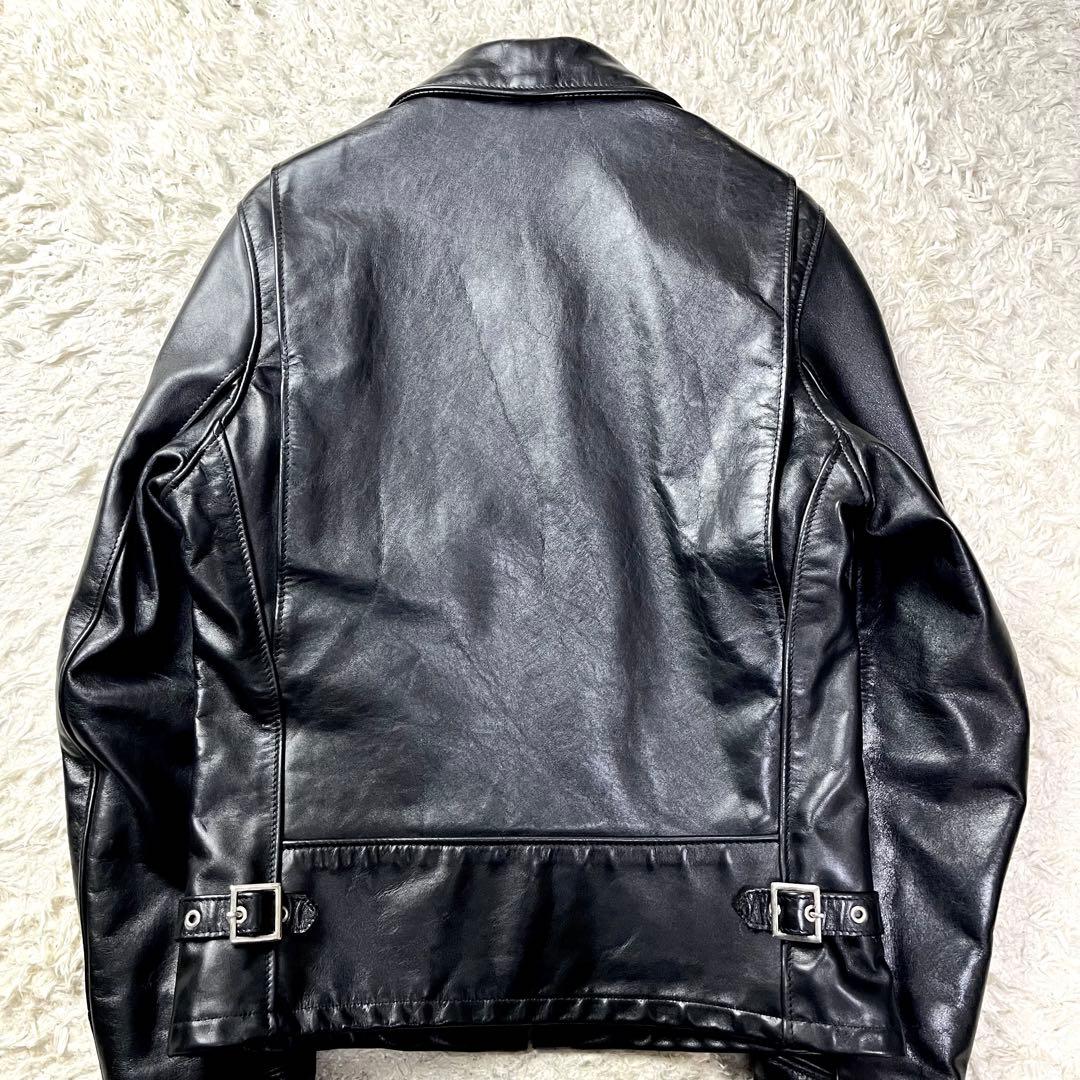 美品/現行✨ショット シングルライダース レザージャケット 103us 36