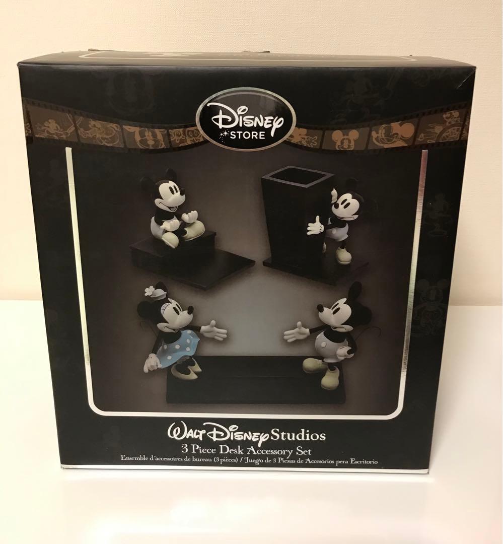 ウォルトディズニースタジオ 3ピースデスクアクセサリーセット 限定品 新品未使用