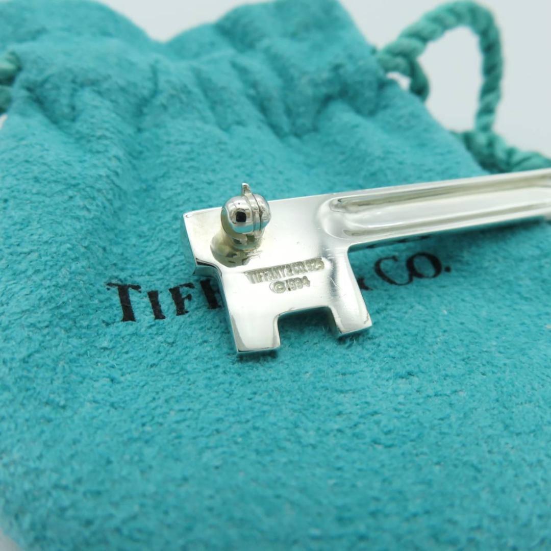 ティファニー キー モチーフ シルバー ブローチ ピン カギ HA10