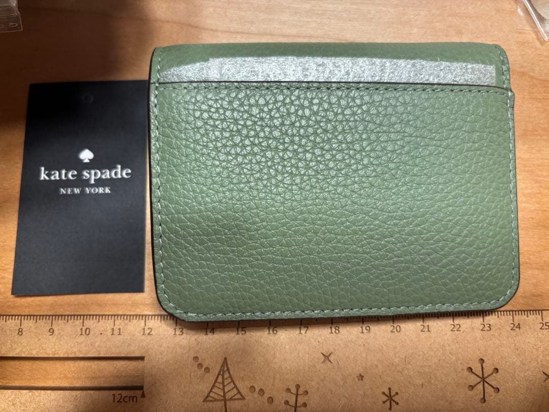 まつゆきさま専用♡未使用♡ケイトスペードkate spadeグリーン 二折財布