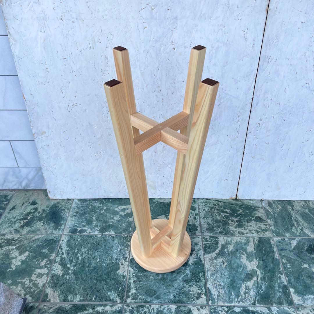 Fork　カウンターチェアー　木製スツール　丸椅子