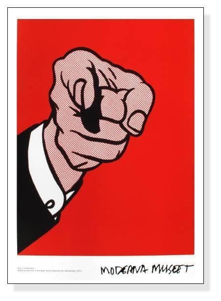 額装品/Hey You！/ロイ リキテンスタイン/ポスター