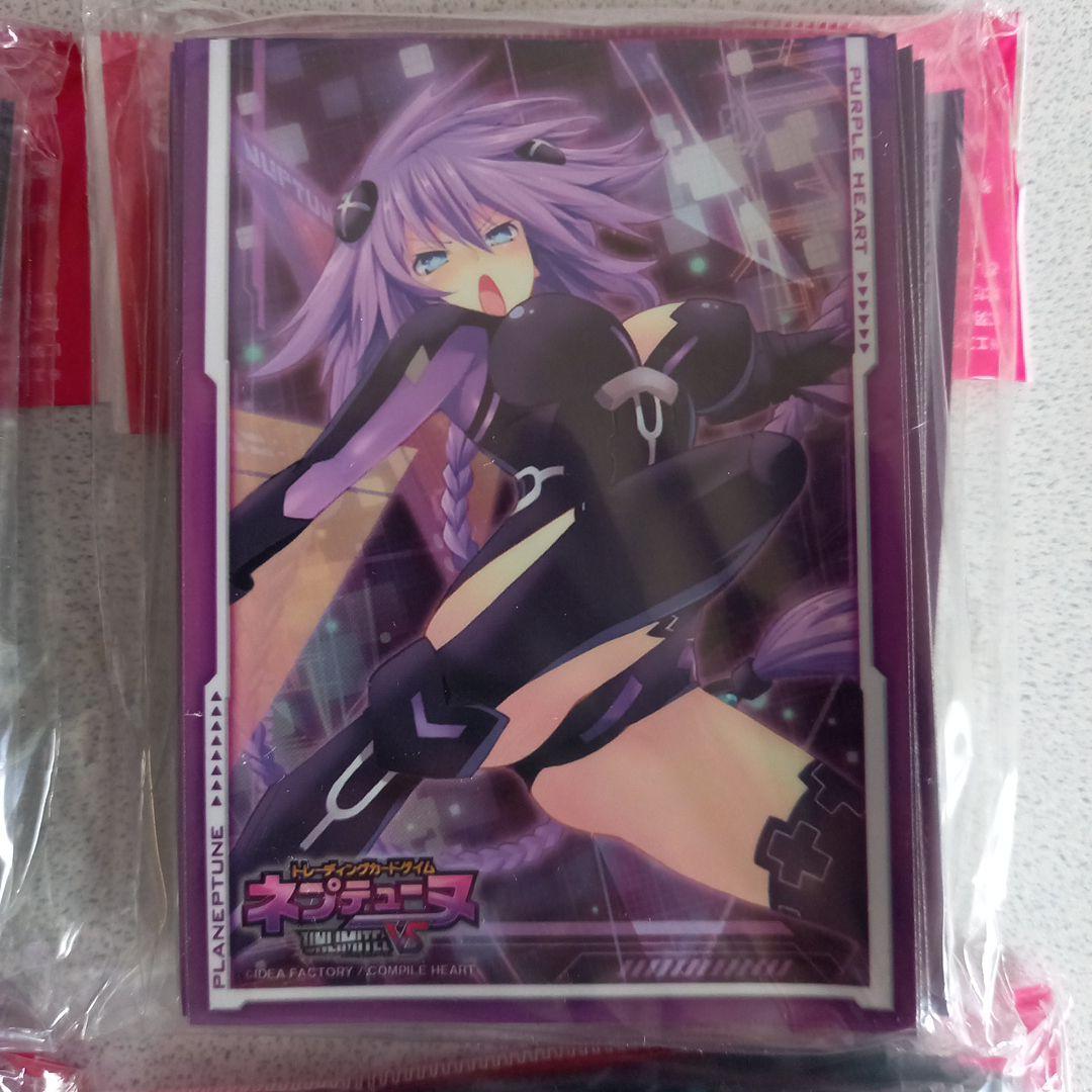 [未開封品]アンリミテッドヴァーサススリーブ　ネプテューヌ　４種セット