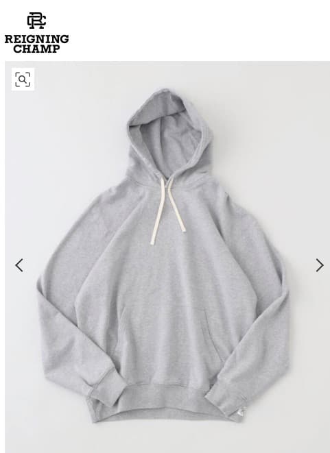 新品 REIGNING CHAMP プルオーバー フーディー