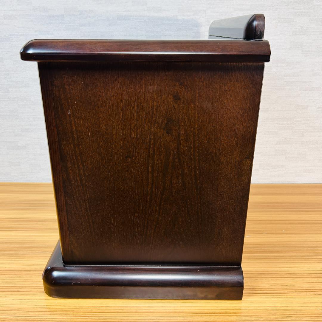 フランスベッド 天然木 ナイトテーブル サイドテーブル 2段チェスト 9800