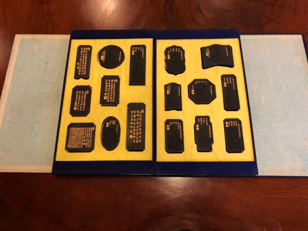 古墨 十六羅漢倣古蔵墨 16丁組