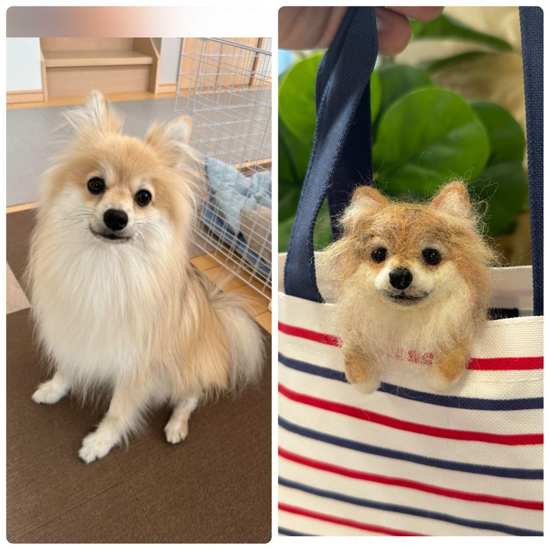 羊毛うちの子　クリップペット　マスコット　ペット　うちの子　プレゼント