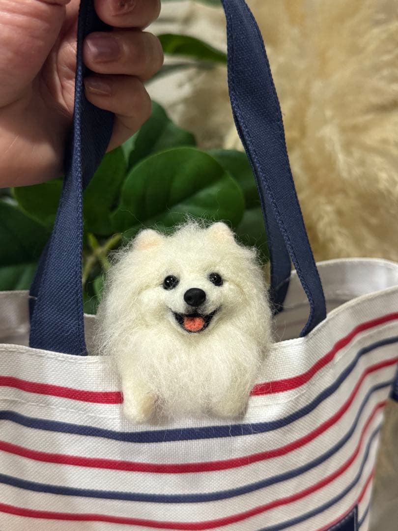 羊毛うちの子　クリップペット　マスコット　ペット　うちの子　プレゼント