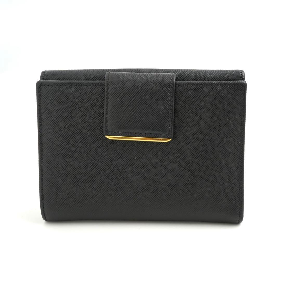 ✨未使用展示品・箱保証書付き✨　PRADA ミニ財布　サフィアーノ　バイカラー