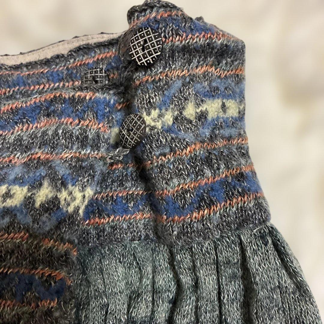 S*T様 美品　キャピタルKPITAL フレア巻スカート サイズM