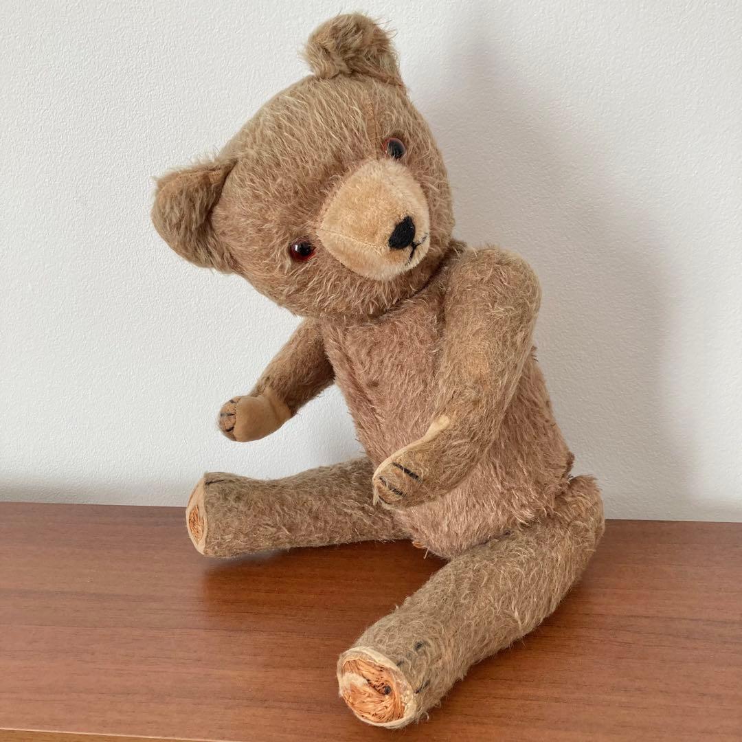 アンティークベア　テディベア　ミルクティー　ドイツ　ヴィンテージ