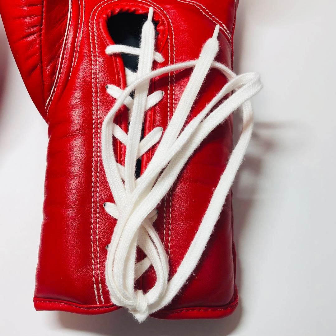 WINDY ボクシンググローブ 14 oz 赤 紐式 試合用