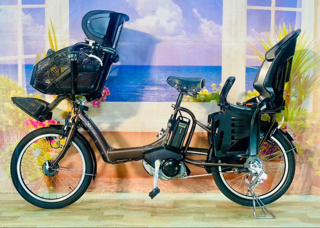 超特価！アンジェリーノ⭐️ブリヂストン子供乗せ電動アシスト自転車Y3035