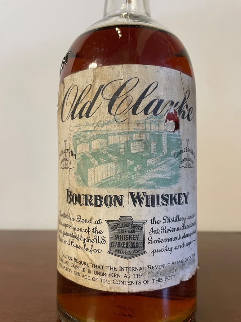 か*も様 ★ Old Clarke Bourbon Whiskey 1915-1