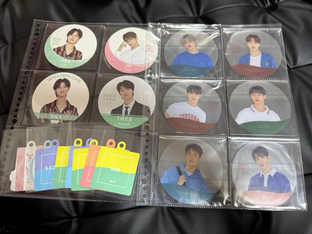 SEVENTEEN　カフェ　コースター　メッセージカード　セット