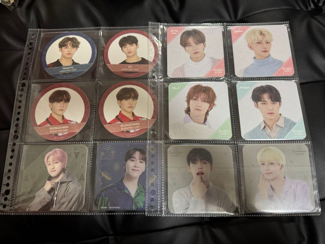 SEVENTEEN　カフェ　コースター　メッセージカード　セット