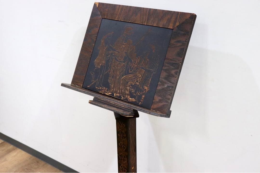 GMIK269○アンティーク メニュースタンド メニュー立て 書見台 高さ調