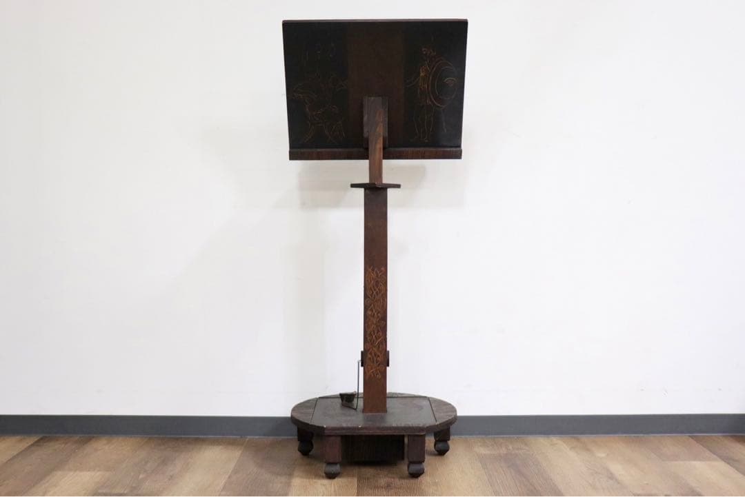 GMIK269○アンティーク メニュースタンド メニュー立て 書見台 高さ調