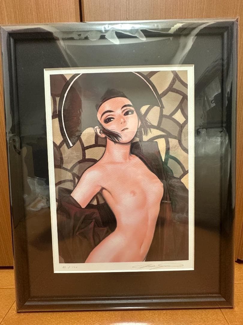 【超レア】村田蓮爾『プリマベーラ』65/100 直筆サイン付き 額装済み