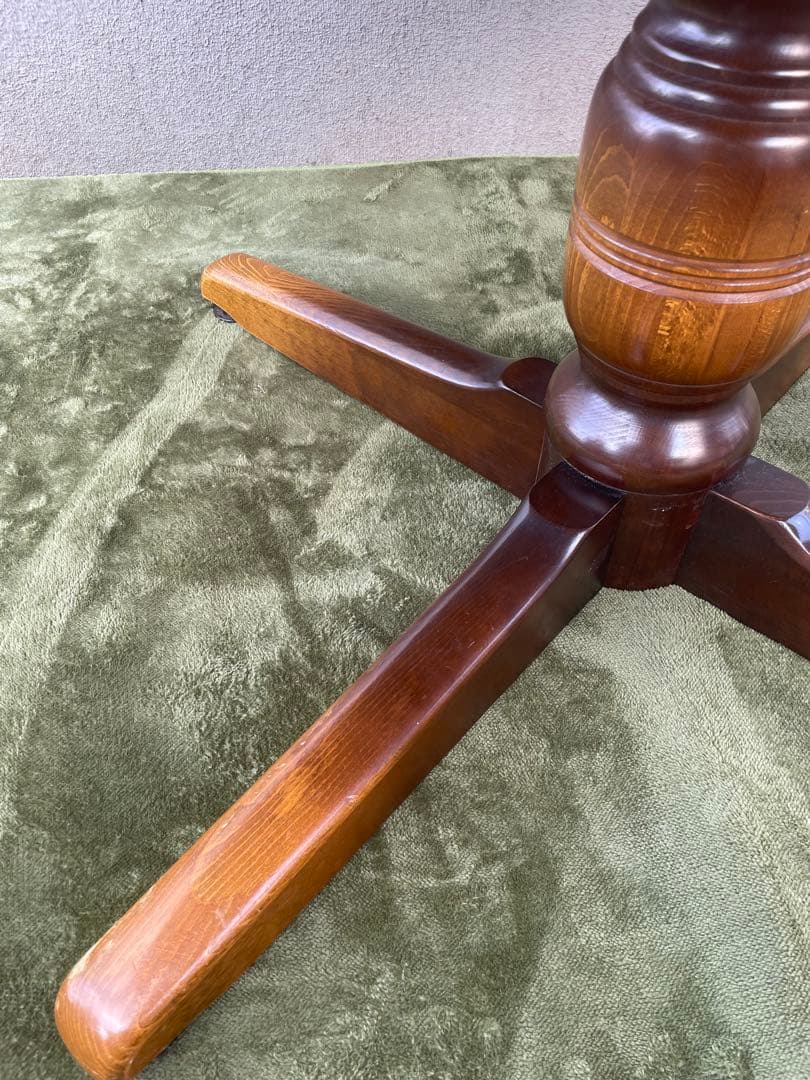 飛騨産業　キツツキマーク　コーヒーテーブル　円卓　ラウンドテーブル　RN