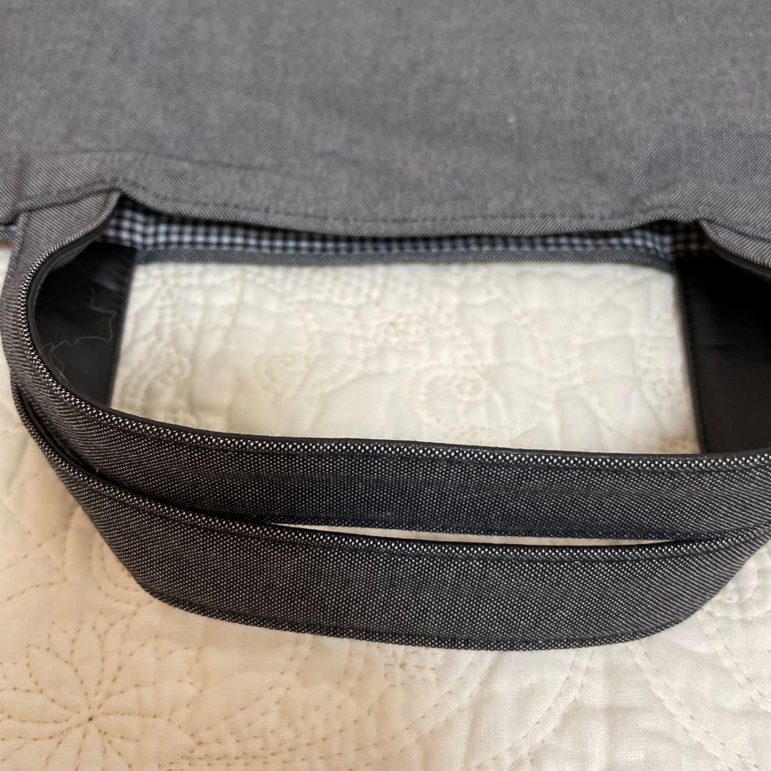 familiar デニムバック　バレリーナ　黒