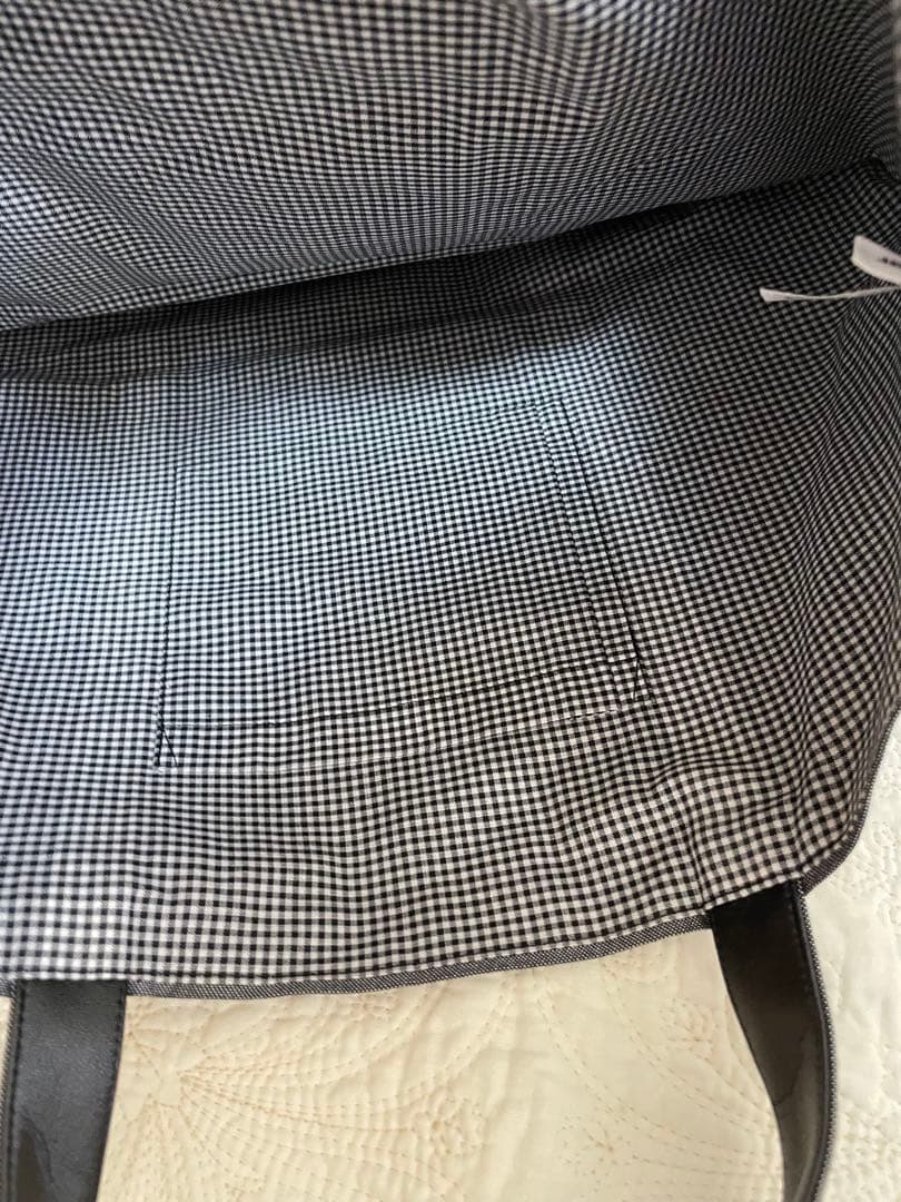 familiar デニムバック　バレリーナ　黒