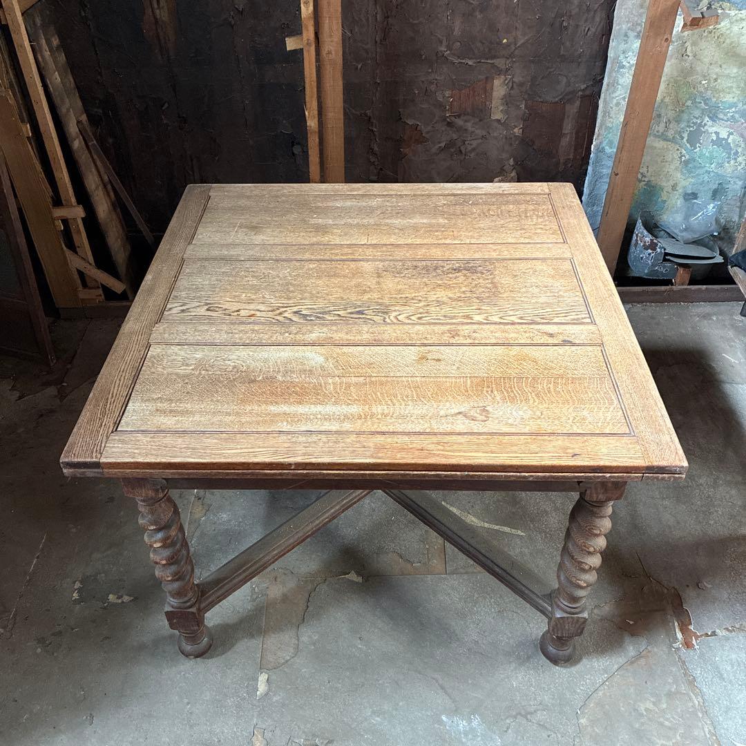 アンティーク伸長式ダイニングテーブル 店舗什器 や作業台