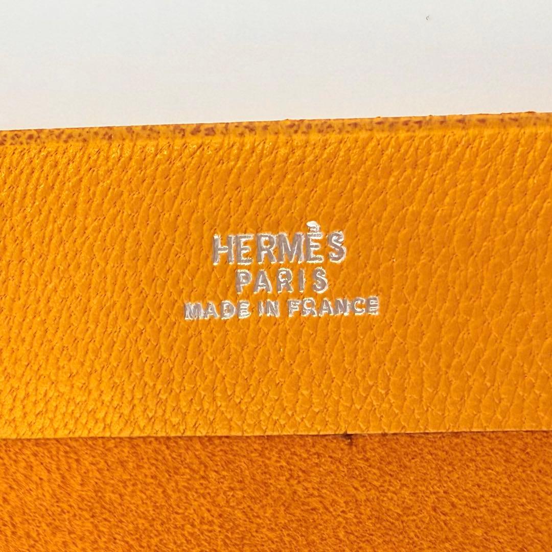 エルメス カイエルーレ シェーブル ロールノート ◯X刻印