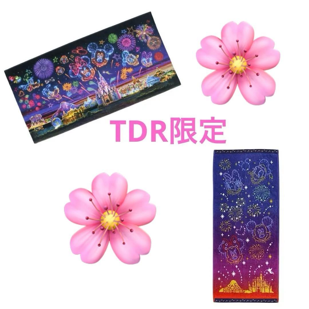 【購入前コメント必須】ディズニーリゾート☆花火☆タオルセット