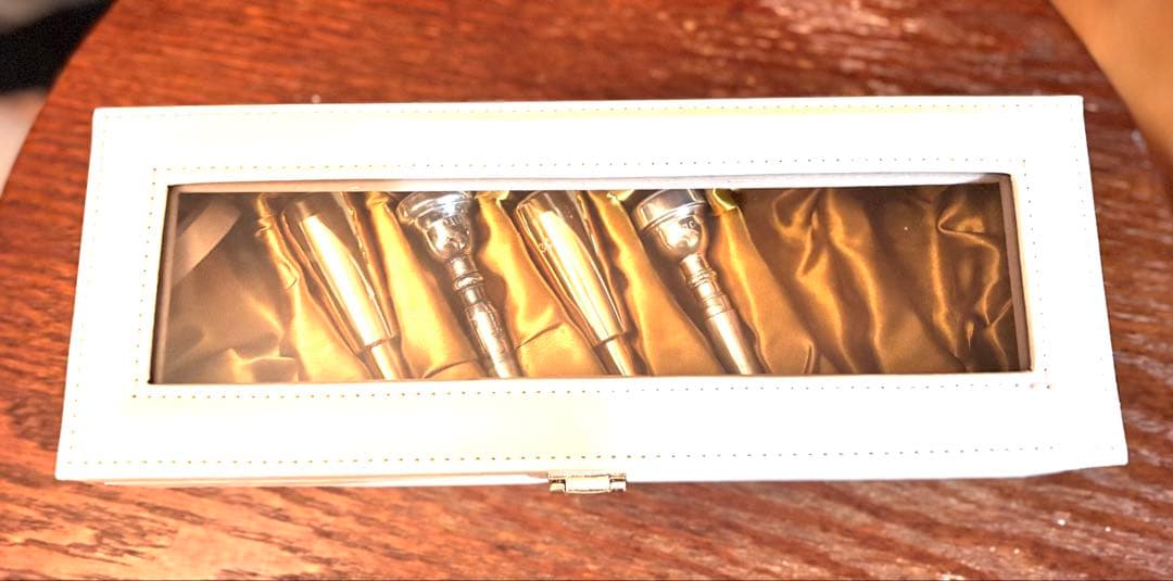 【新品】訳ありトランペットorホルンマウスピース収納ボックスケース（保管用）