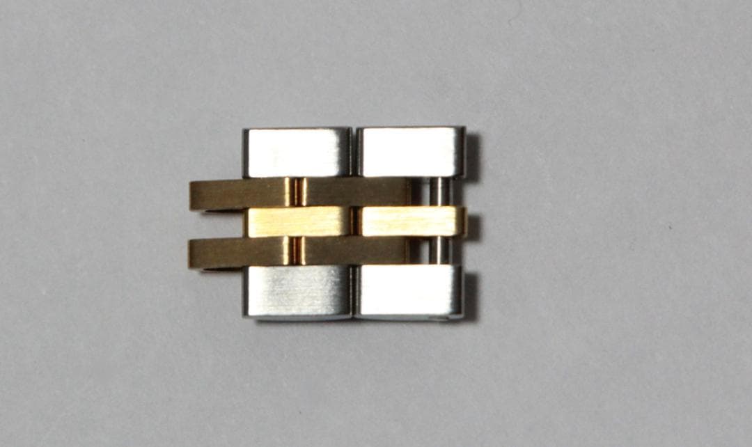 ロレックスデイトジャストのK18YG/SSコンビコマ（レディース用）２個