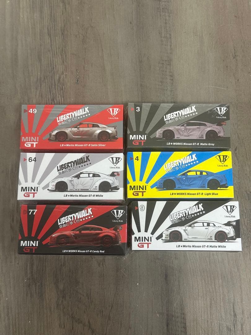 MINI GT LBワークスミニカー 6台セット