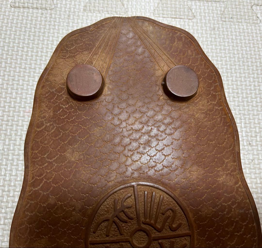 中国清時代 焼物硯　澄泥硯　陶硯