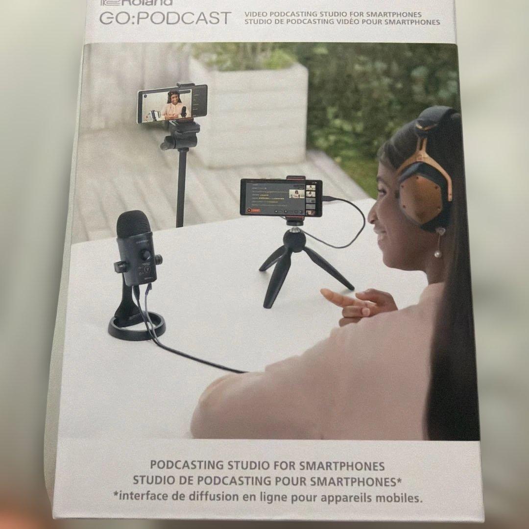未開封新品 Roland GO-PODCAST マイク　コンデンサーマイク