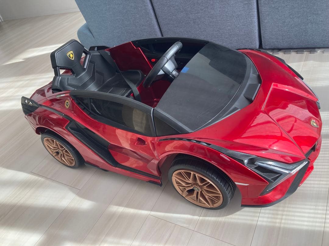 ランボルギーニ Sian 赤 ミニカー 中古　動作確認済