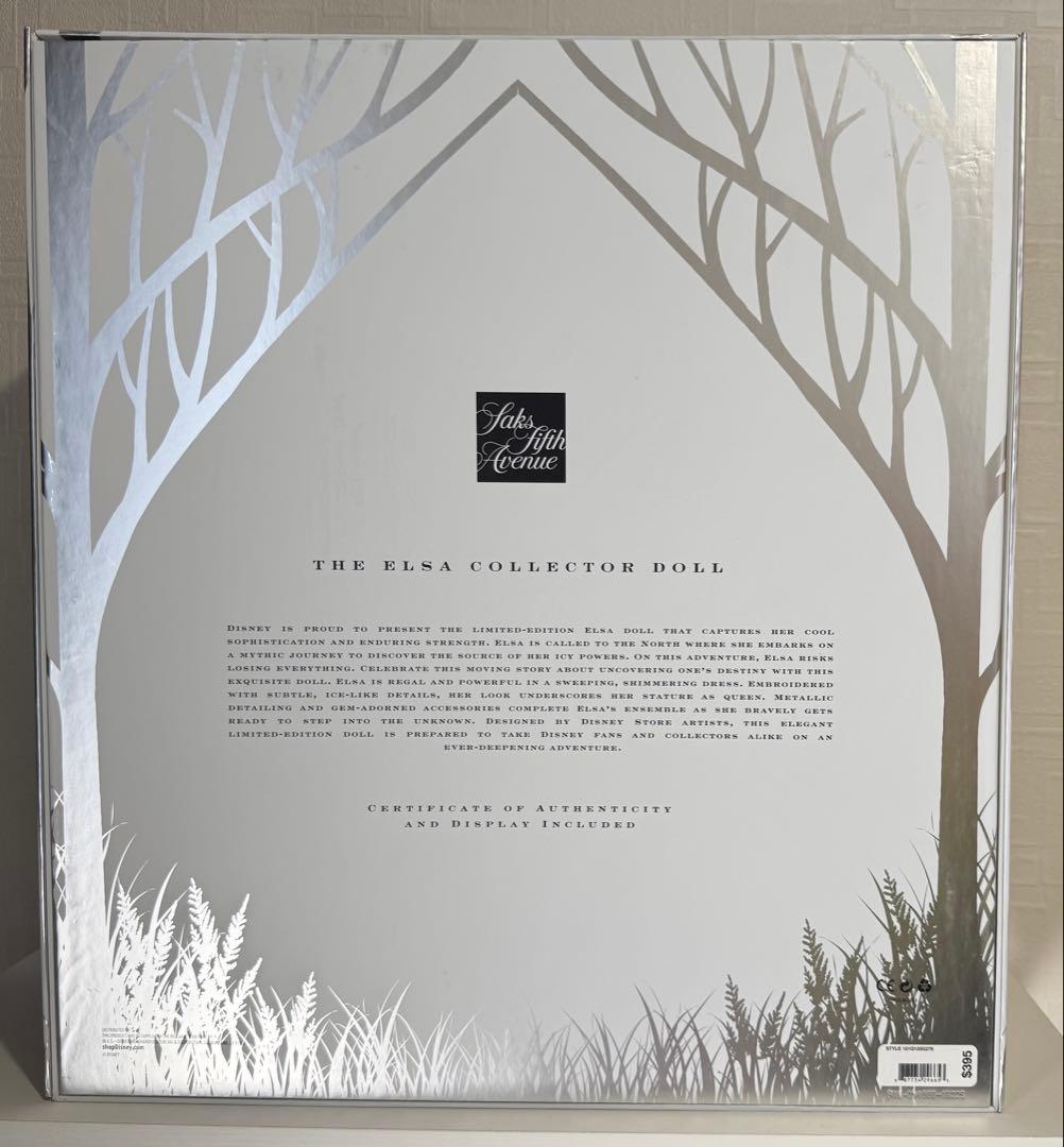 ディズニー アナと雪の女王 SAKSリミテッドドール アナ＆エルサ LE1000