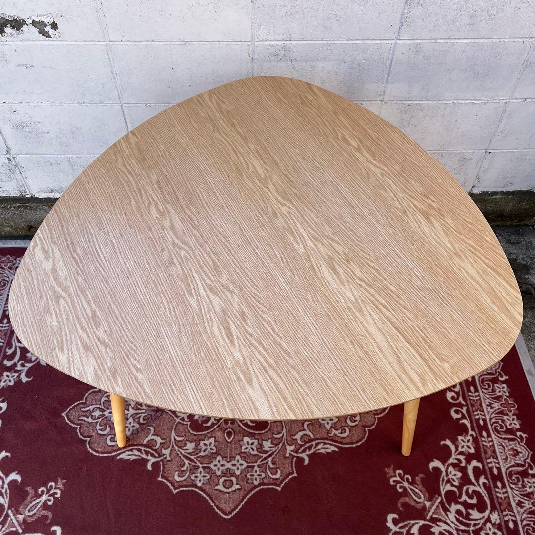 送料無料 NOCE ノーチェ◾️ 三角 木製ダイニングテーブル 三つ脚