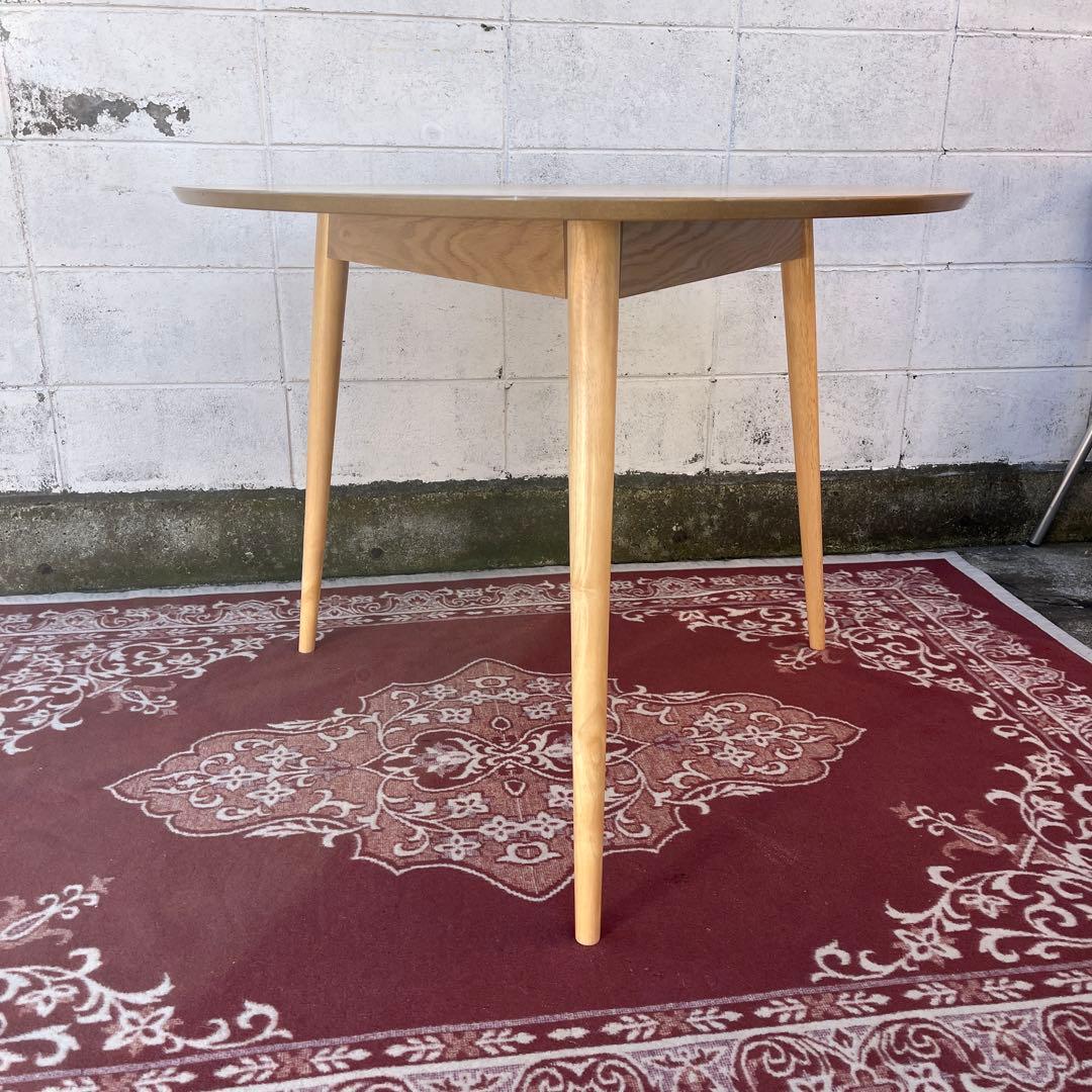 送料無料 NOCE ノーチェ◾️ 三角 木製ダイニングテーブル 三つ脚