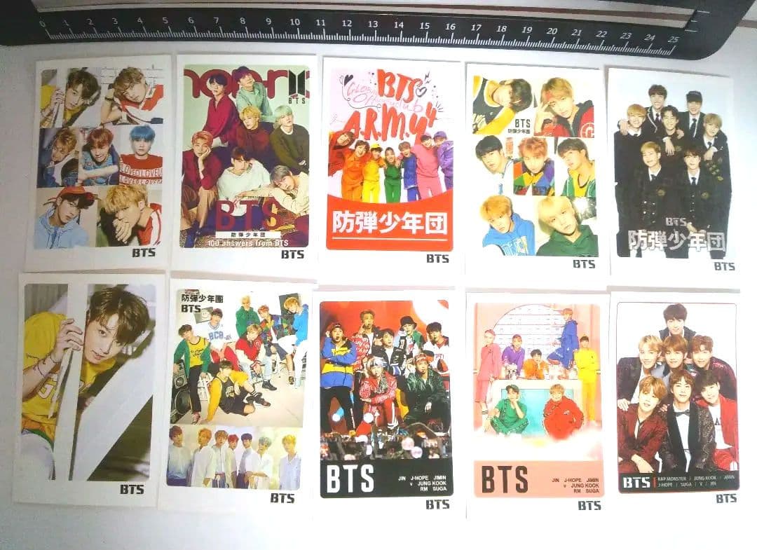 防弾少年団　BTS ミニフォトメッセージカード46枚セット